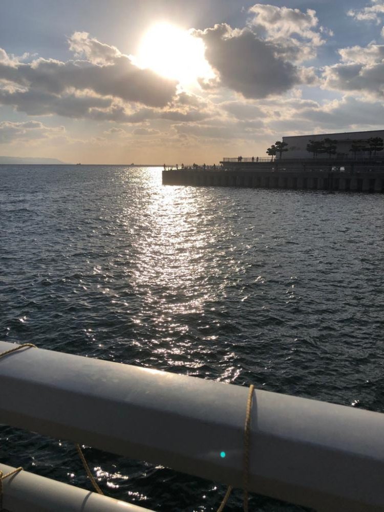 もう冬の海ですか?まったり胴突き