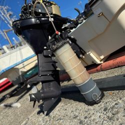 船メンテ後に試運転がてらアオリイカ狙い