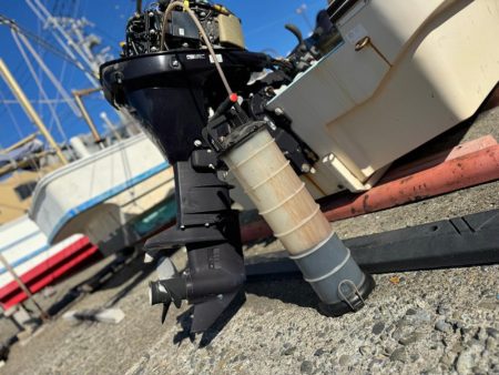 船メンテ後に試運転がてらアオリイカ狙い