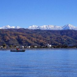 諏訪湖ド－ム船 ワカサギ釣り！