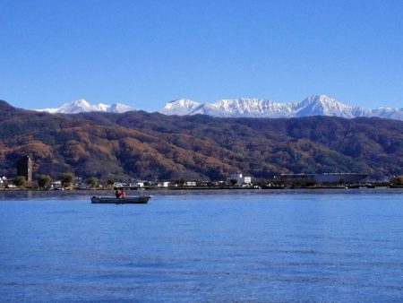 諏訪湖ド－ム船 ワカサギ釣り！