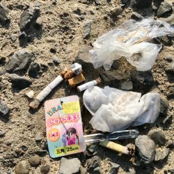 清掃活動：エギング・ショアジギング