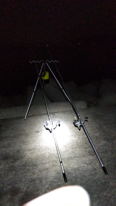 苅屋海岸の投げ釣り