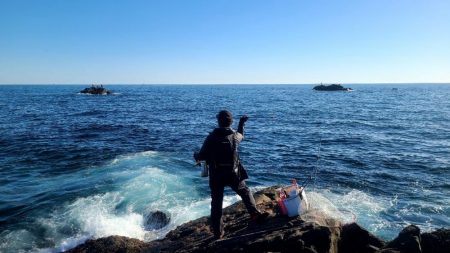 和歌山口和深(下谷渡船)でグレ釣り