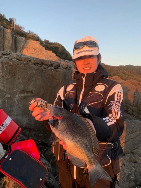 水温低下渋グレ