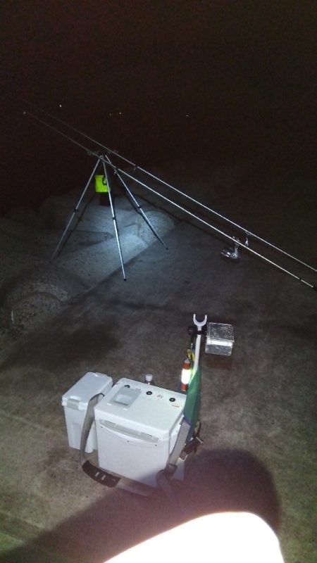 苅屋海岸の投げ釣り