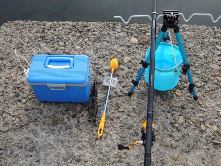 初冬のエビ撒き釣り 天気は良かったが
