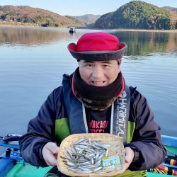 愛知県入鹿池ボート ワカサギ釣り！