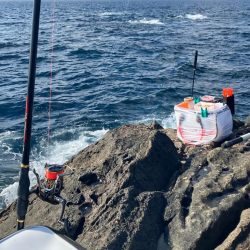 磯でフカセ釣り