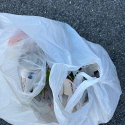 清掃活動：大アジよく釣れました