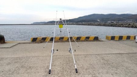 都志港の投げ釣り
