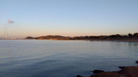 大塩海岸の投げ釣り