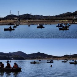 愛知県入鹿池ボート ワカサギ釣り！