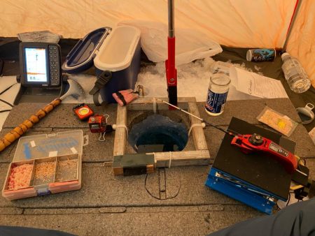 ワカサギ釣り&シナノユキマス釣り