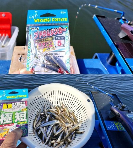 愛知県入鹿池ボート ワカサギ釣り！