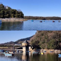 愛知県入鹿池ボート ワカサギ釣り！