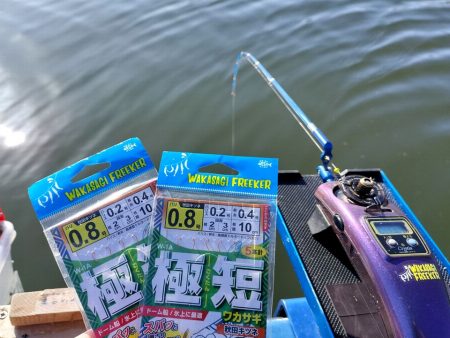 愛知県入鹿池ボート ワカサギ釣り！