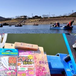 愛知県入鹿池ボート ワカサギ釣り！