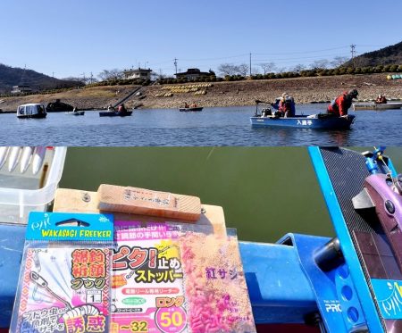 愛知県入鹿池ボート ワカサギ釣り！