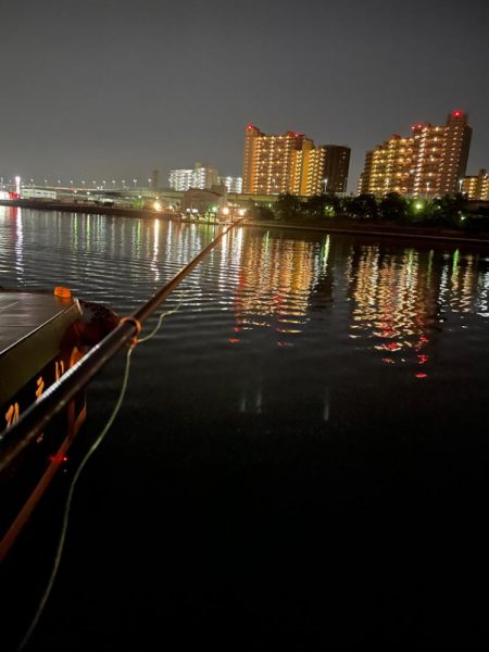 初エビまき釣り