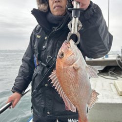 ３月２４日（日）の釣果マダイ３５cm船中２匹ほかガシラなど
