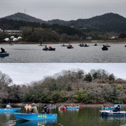 愛知県入鹿池ボート ワカサギ釣り!