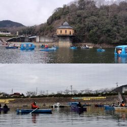 愛知県入鹿池ボート ワカサギ釣り!