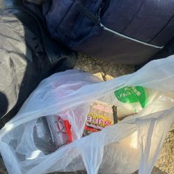 清掃活動：田辺の沖磯でカゴ釣り