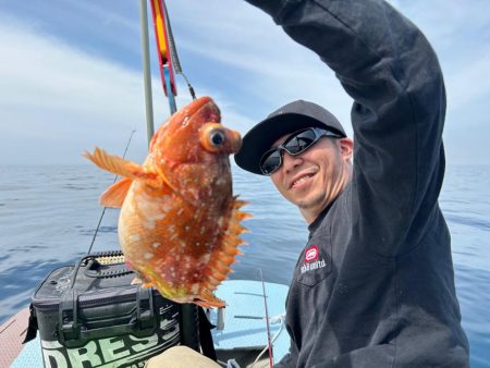 マイボートでノッコミ真鯛狙い!