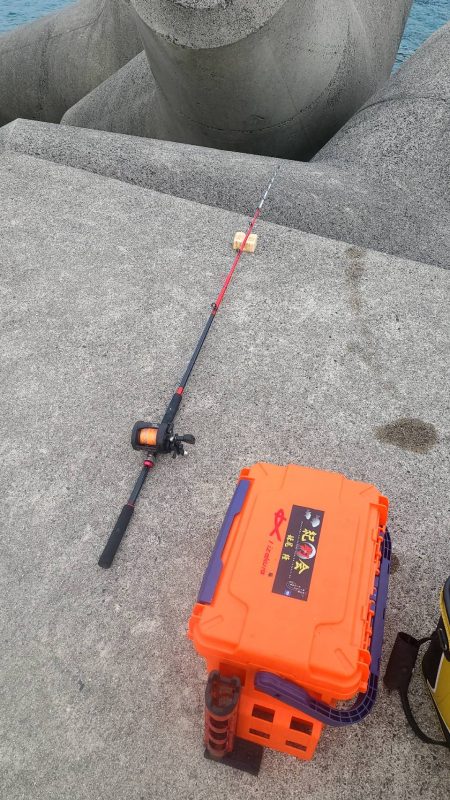 和歌山　御坊の堤防でウツボ釣り