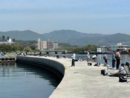 淡路島で、キス狙い