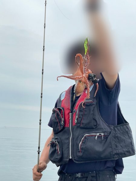 ボートタコエギング