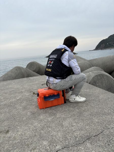 和歌山　御坊の堤防でウツボ釣り