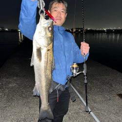 初めてのバチ抜けシーバス!