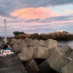 和歌山　御坊の堤防でウツボ釣り