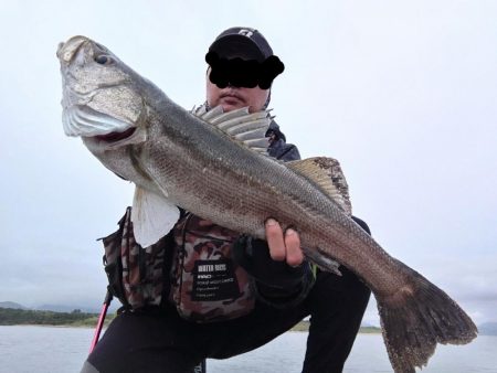 雨後にシーバス60UP！