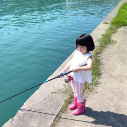 初めて釣ったカマス。