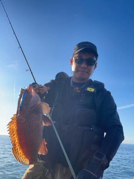 オオモンハタは中層で！