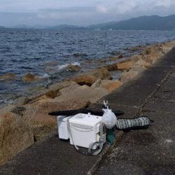 苅谷海岸のキス釣り