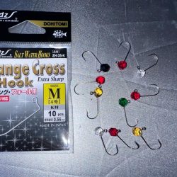 自作グラスジグヘッドのテスト