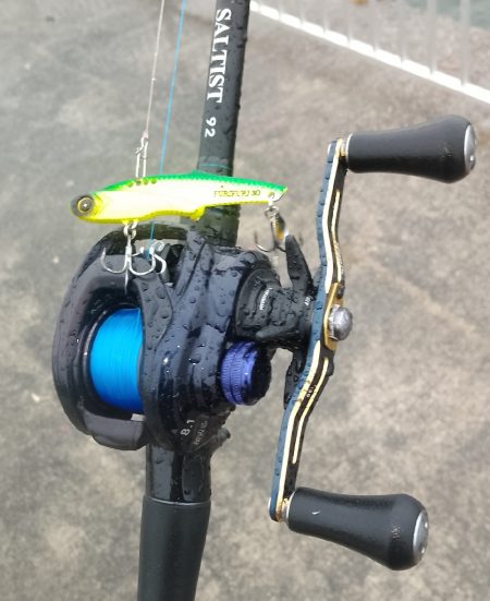 大雨の中での短時間勝負…