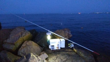 大塩海岸のキス釣り