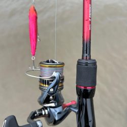 雨の中のチニング！