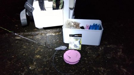 苅屋海岸のキス釣り