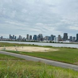 雨の中のチニング！