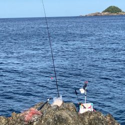 沖磯 梅雨グレ釣り