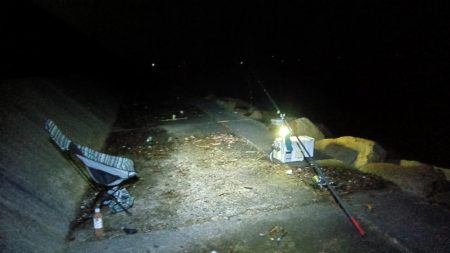 苅屋海岸のキス釣り