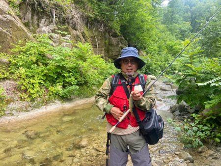 渓流釣り