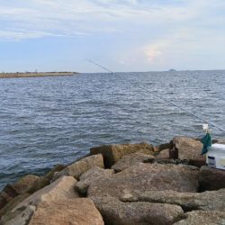 大塩海岸のキス釣り