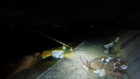 苅屋海岸のキス釣り